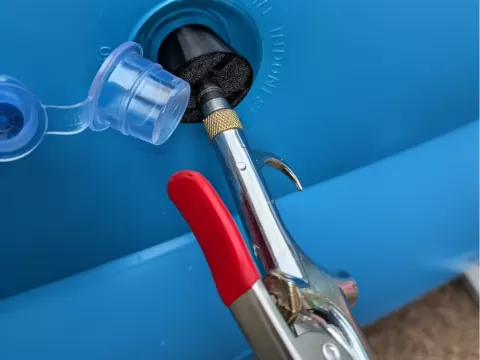 Inflatable Pool Adapter for air gun