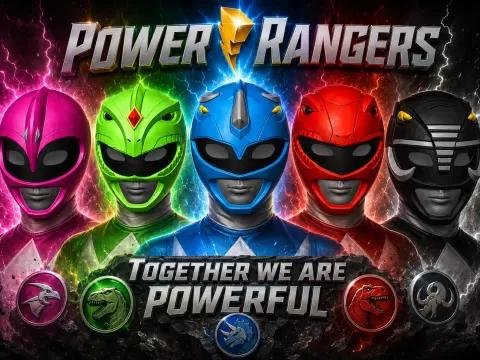 Power rangers Mask pack full color