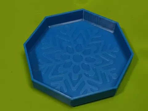 Christmas Snowflake Tray/Bowl