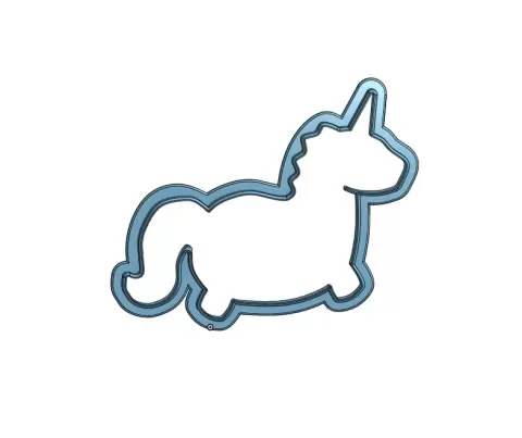Unicorn cookie cutter