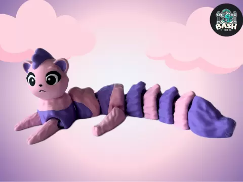 Articulated Chibi Ferret