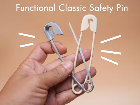 Easy Print Functional Classic Safety Pin
