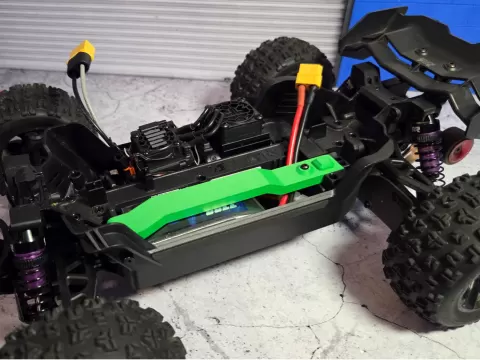 Extended Height Battery Hold Down for Mini Kraton