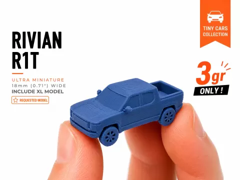 Tiny Rivian R1T - Mini Cars Series