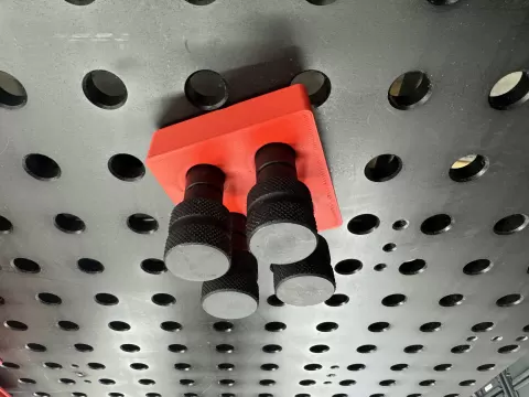 Fireball Tool Tacking Bolts/Alignment Pins Gridfinity Holder