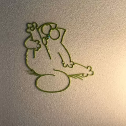 Simon's Cat Bathtime Wall Art