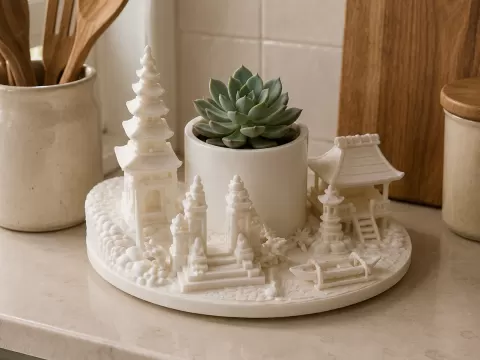 Bali Planter – Decorative Architectural Plant Pot