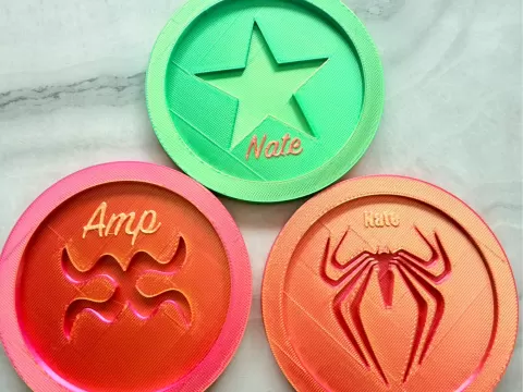 Custom Water Coasters AMS w/ 3 types