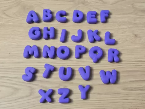 The Bubble Grape Alphabet Mega Chunky Letters