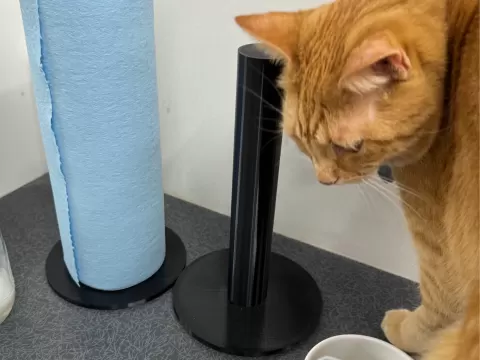 Simple paper towel holder