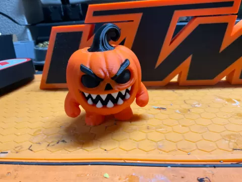 Angry Jack-o’-Lantern 3D model