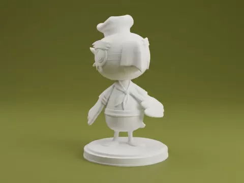 Animal Crossing Gulliver Figurine