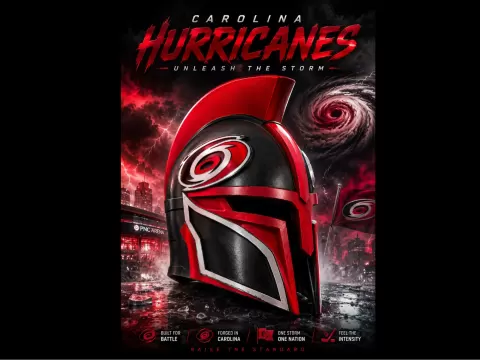 Carolina Hurricanes helmet