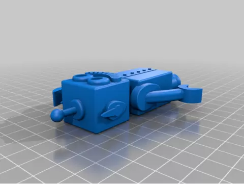 Figura de accion de Robot Chico Maker