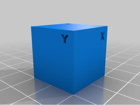 20mm calibration cube