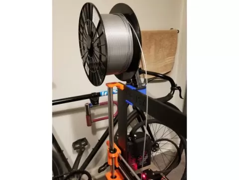 Prusa mk3 inline spool holder mount