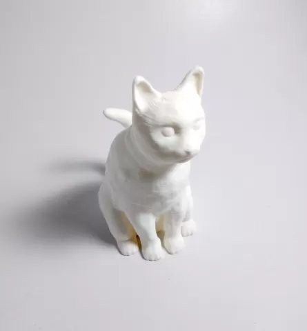 Sculpted Sitting Cat