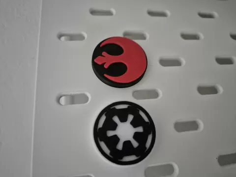 Skadis Pegboard Pin - Star Wars Galactic Empire & Rebel Alliance