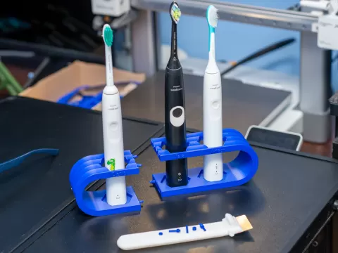 1-4 toothbrushes universal electric holder