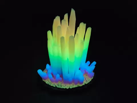 High Polygon Crystal Cluster- One