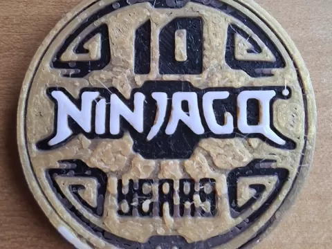 10 years Ninjago logo Coin