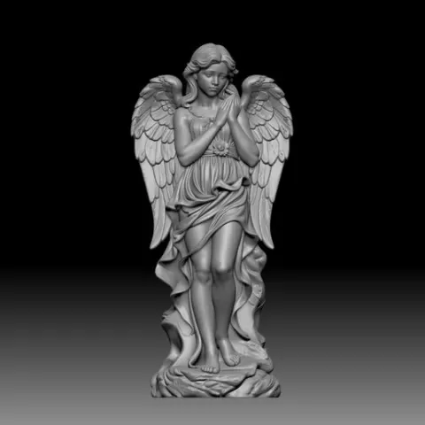 praying angel statue