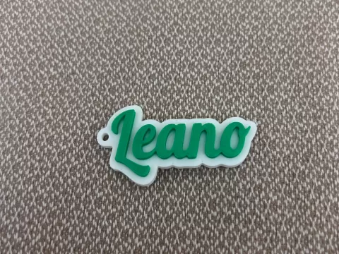 Leano name keychain