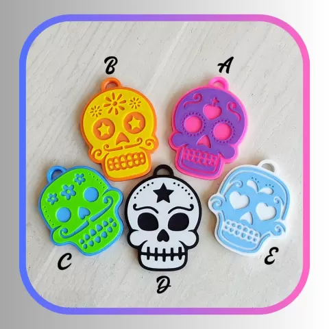 Sugar Skull Keychains