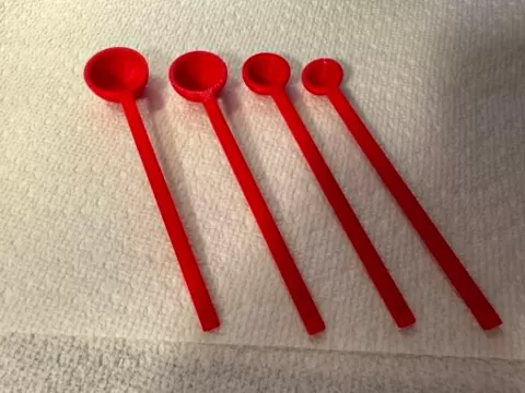 Fractional Teaspoon Scoops - Set
