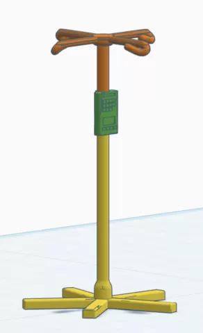 no support easy asm toy iv pole