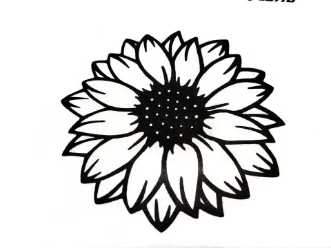 TPU T-Shirt Druck - Sonnenblume