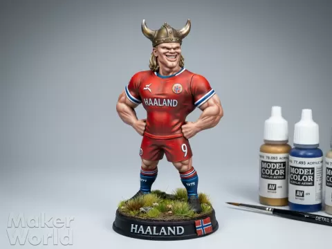 ERLING HAALAND – The Viking Warrior