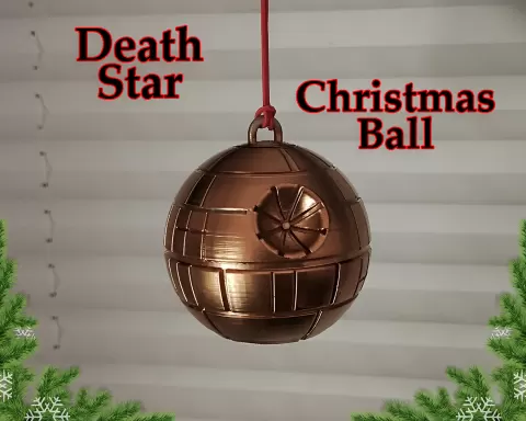 Simple Death Star Christmas Ball
