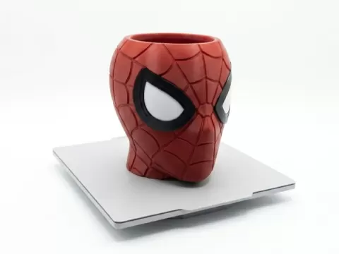 SPIDERMAN POPCORN-BUCKET por partes
