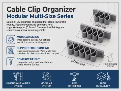 Cable Clip Organizer