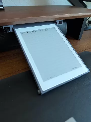 Under-Desk Slide-Out Tilt Tray for Supernote Nomad