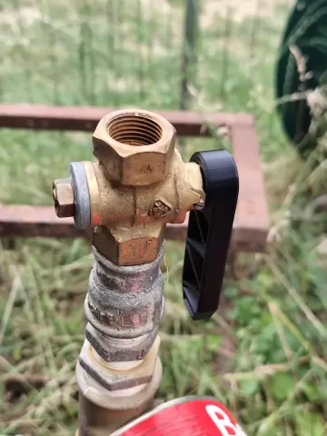 Ball valve handle
