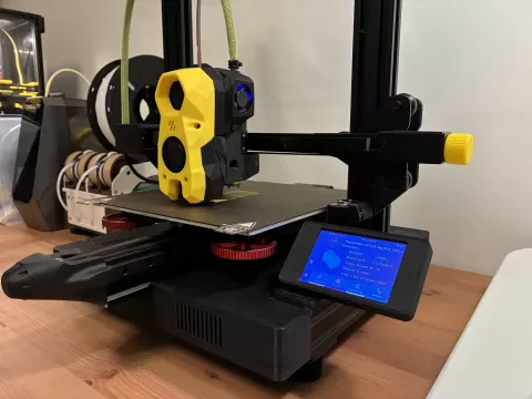 Ender 3 (v2) StealthBurner carriage for MGN12 linear rails with PCB Klicky probe