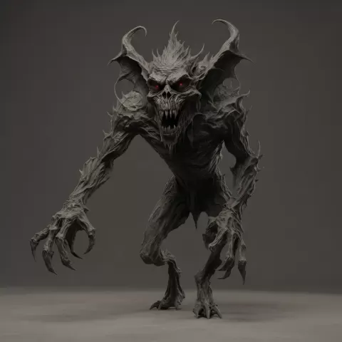 Horror Art - Gremlin from Hell
