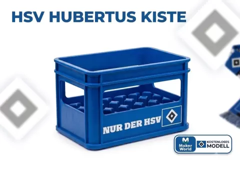 Hubertus Kiste Stapelbar HSV Hamburger SV