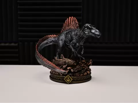 Spinosaurus Diorama Statue