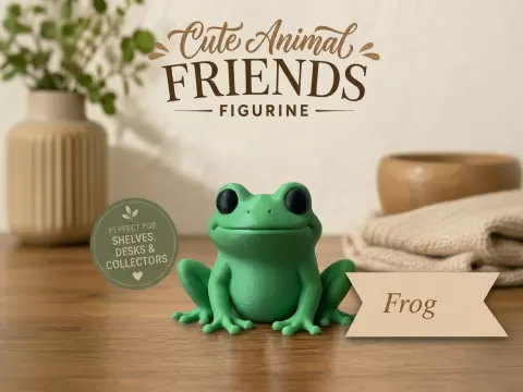Frog Cute Animal Friends Figurine