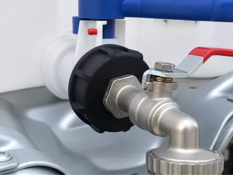 IBC Tank Adapter S60x6 to G1'' with TPU seal