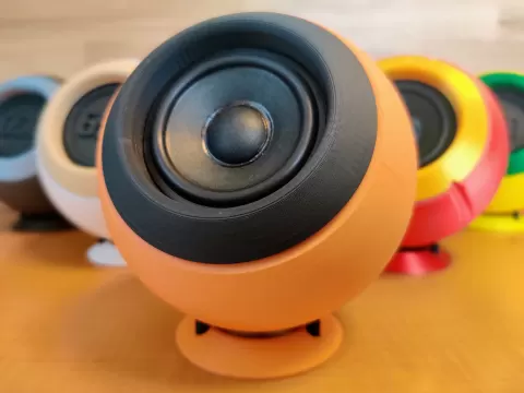 Spherical Speaker Enclosure for Fostex P650K