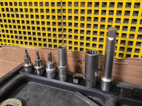 1/2" Socket Holder Rail Organizer