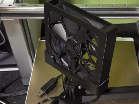 desktop adjustable-angle 120mm cooling fan