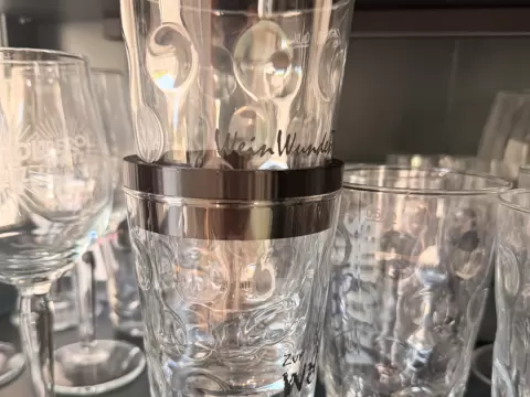 Dubbeglas Stapel Ring