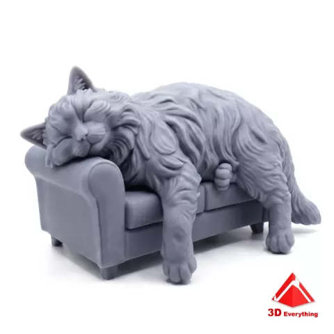 The cat on the sofa by 3D Everything
