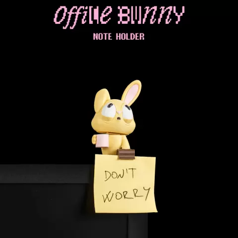 Office Bunny - Note Holder by Stlflix
