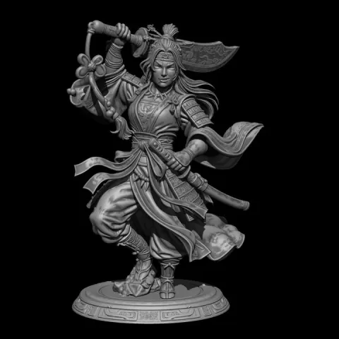 Lady Feng (The Rebel Mystic The Silk Assassin) - THREE KINGDOMS: Rise of the Yellow Turbans by MiniaturesCraze
